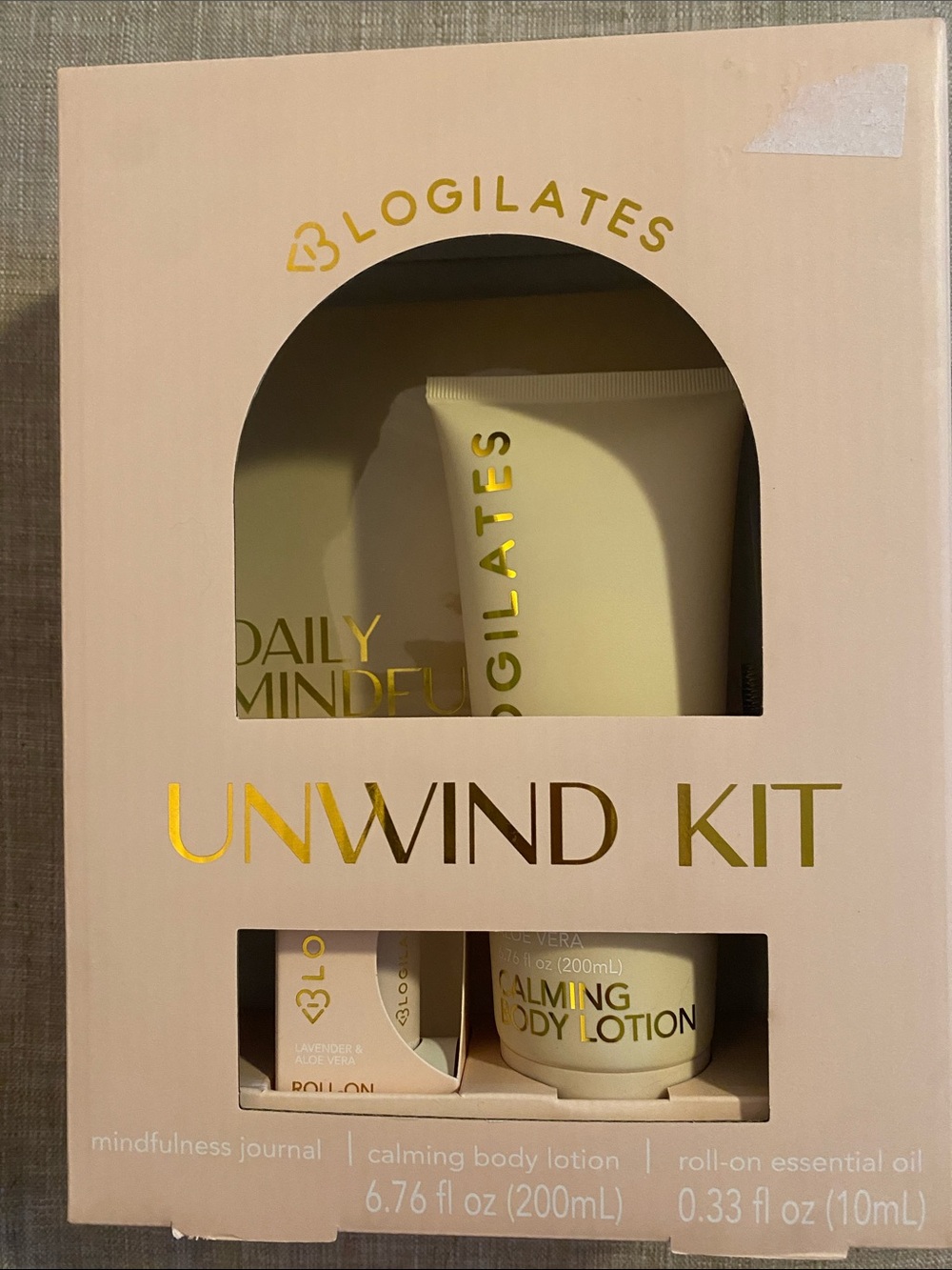 NIB Blogilates Unwind Kit - 3 piece Calming Body Care set